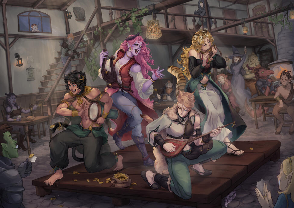 Party Illustration for DM_Nath