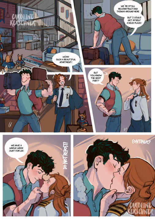 Cell Shaded MHA Fancomic