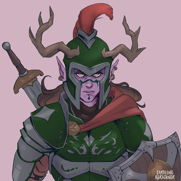 DND Character for KnockKnockAce
