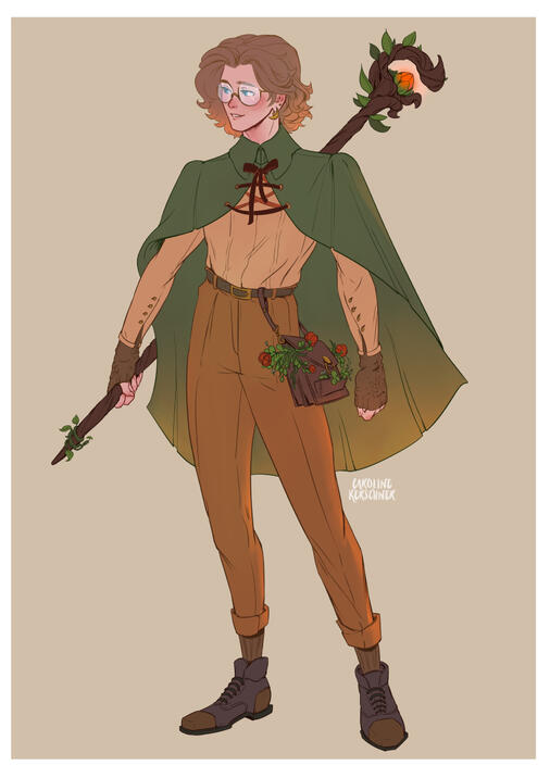 DnD character (commission for DimDuck)