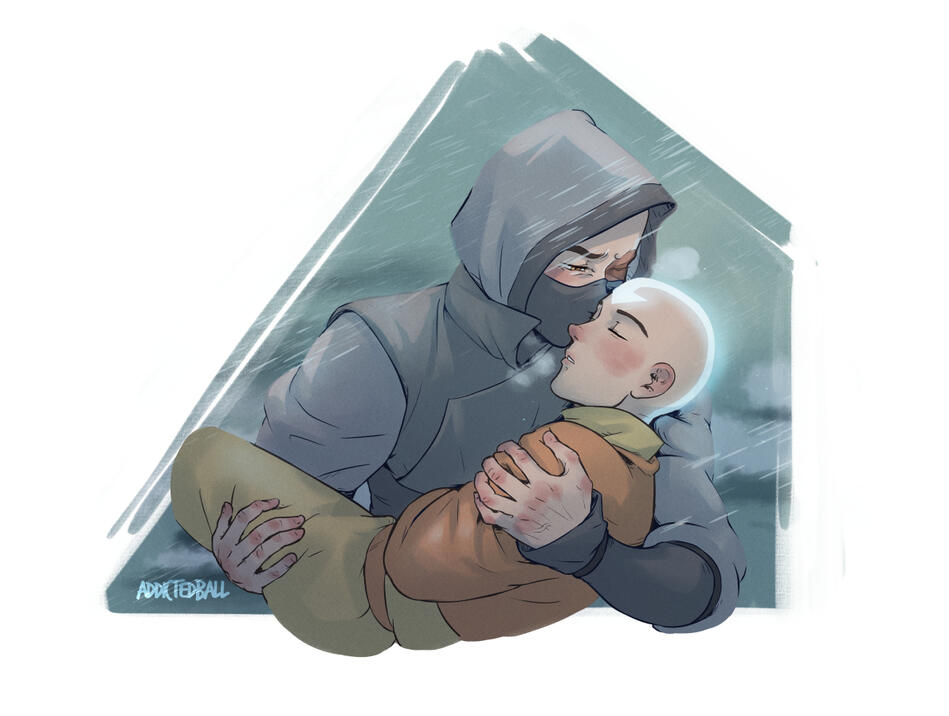 Zukaang fic illustration for Ashleepuff